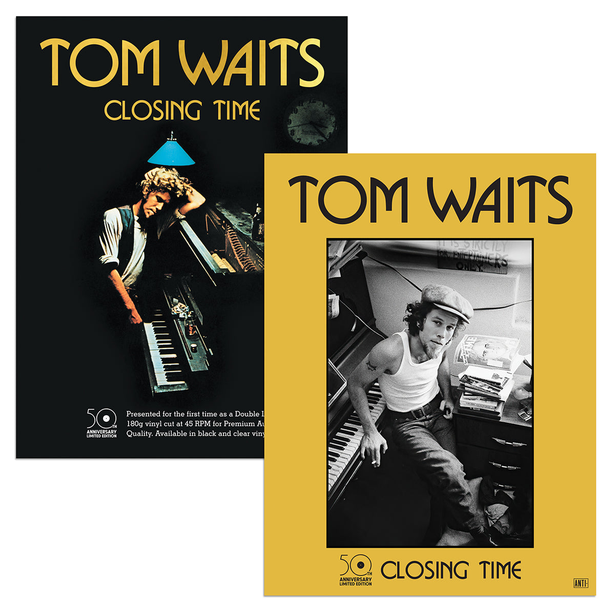 Tom Waits Closing Time Double Sided Poster